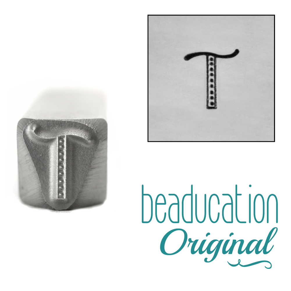 Metal Stamping Tools Kismet Letter "T" 7mm - Beaducation Original